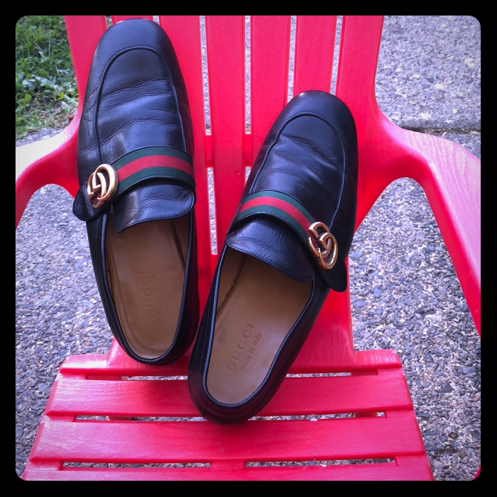 Soft leather Gucci loafers